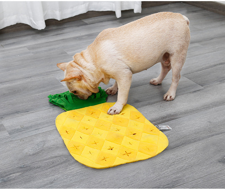 Alfombra Olfativa para Perros con Diseño de Piña
