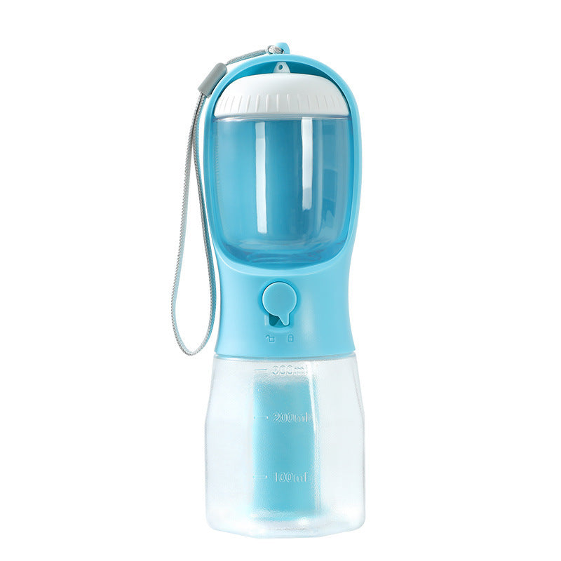 Botella 3 en 1 para Perros – Agua, Comida y Bolsas