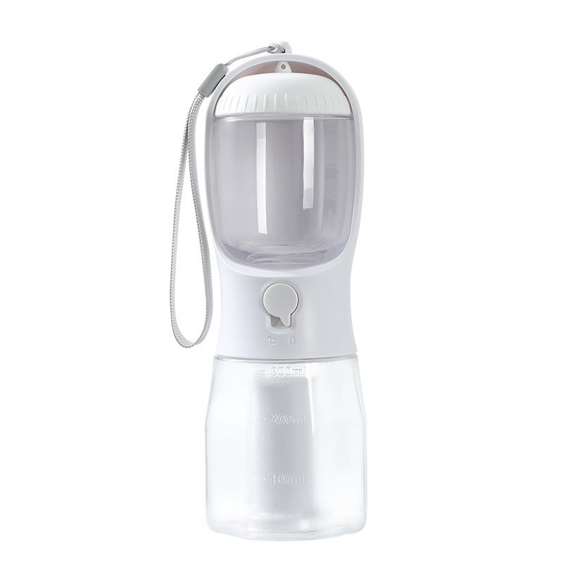 Botella 3 en 1 para Perros – Agua, Comida y Bolsas