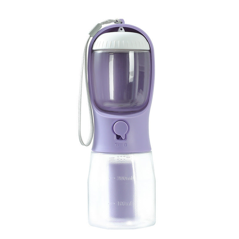 Botella 3 en 1 para Perros – Agua, Comida y Bolsas