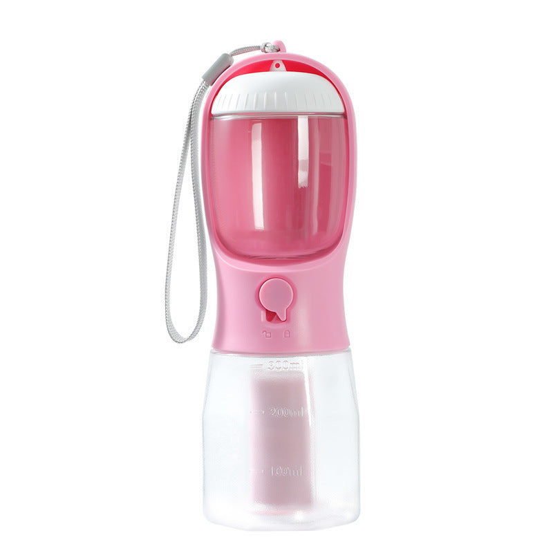 Botella 3 en 1 para Perros – Agua, Comida y Bolsas
